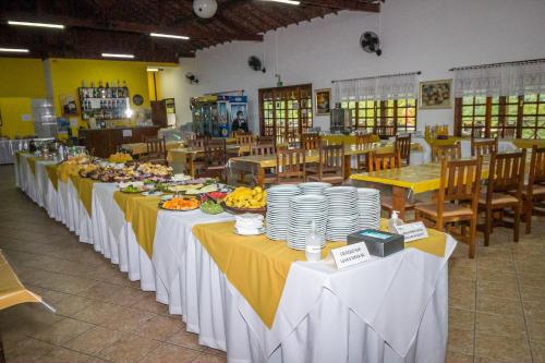 Restaurace v ubytování Hotel Fazenda Pintado na Brasa