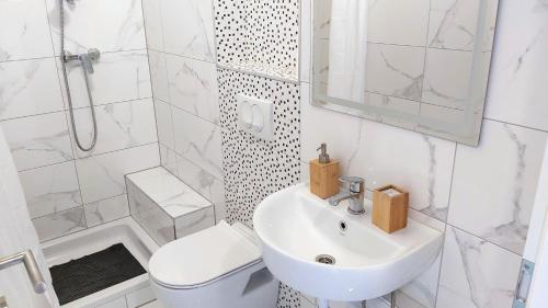 Ένα μπάνιο στο Apartments Zorica