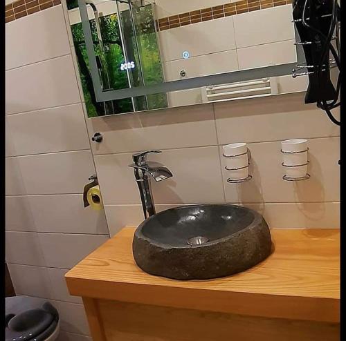 Ένα μπάνιο στο Haus Wibmer