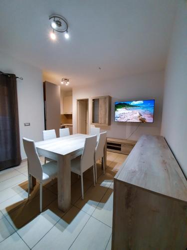 A television and/or entertainment centre at AM apartment