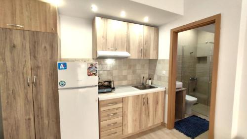 Ένα μπάνιο στο Sea Star Apartments Kallikratia