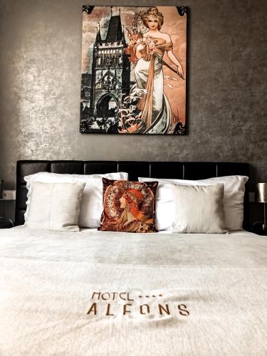 Alfons Boutique Hotelにあるベッド