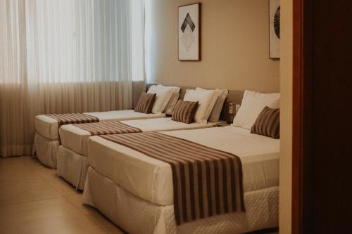 Cama o camas de una habitación en Pousada Molinha