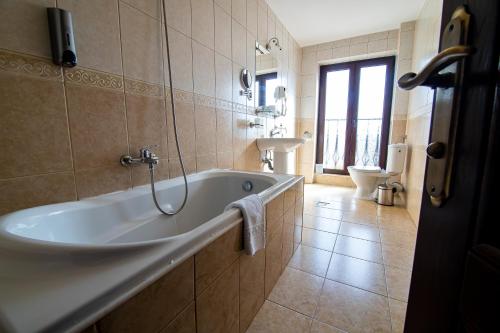 Koupelna v ubytování Hotel Clasic