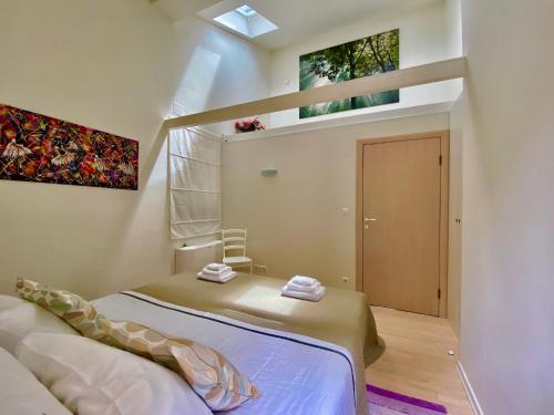 Llit o llits en una habitació de Apartments Makado