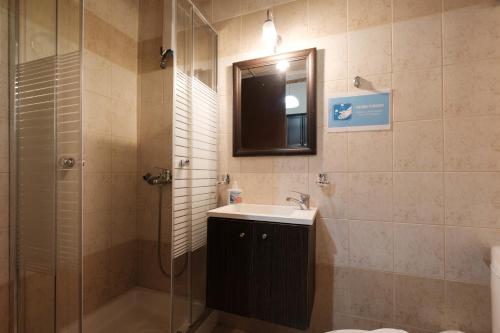 Koupelna v ubytování Erifili Apartments