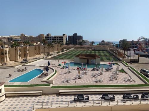 Uma vista da piscina em Jewel Matrouh Hotel ou nos arredores