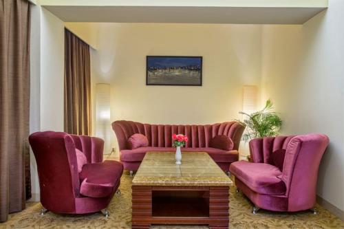 Χώρος καθιστικού στο Hotel Star Pacific