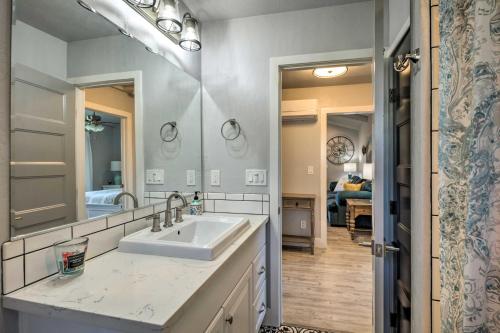 A bathroom at Coastal Getaway by Pebble Beach and Redwoods!