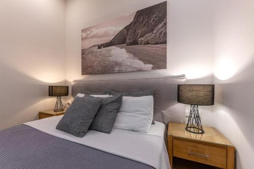 Postel nebo postele na pokoji v ubytování Skiathos Gea Villas