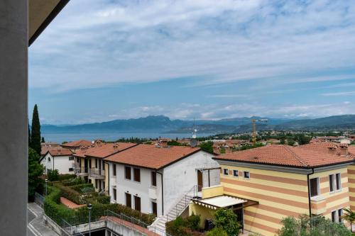 a view from the roof of a building at Casa blu in Lazise