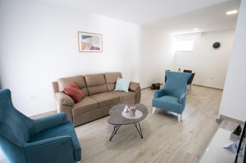 Χώρος καθιστικού στο Apartmani Centar