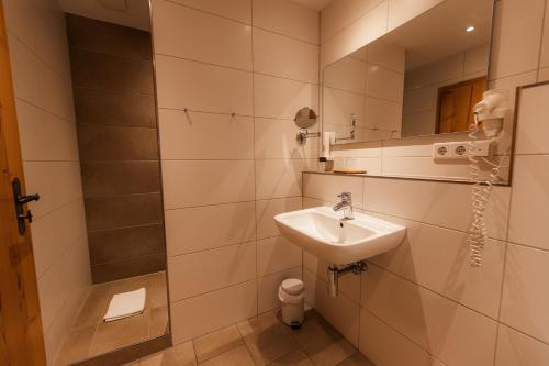 Bilik mandi di Gasthof Bogenrieder