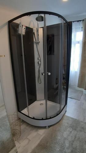 Koupelna v ubytování Room De Lux SPA " TABARKA "