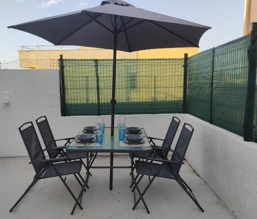 Patio nebo venkovní prostory v ubytování La Casita Blanca