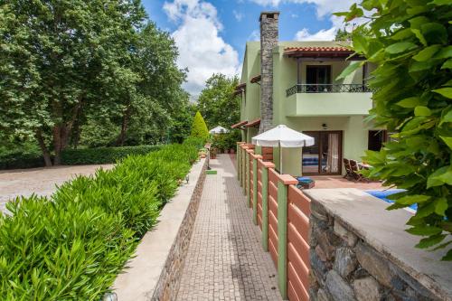 Zahrada ubytování Arhontika Villas