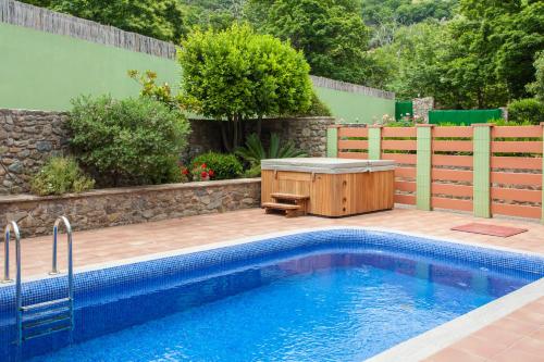Bazén v ubytování Arhontika Villas nebo v jeho okolí