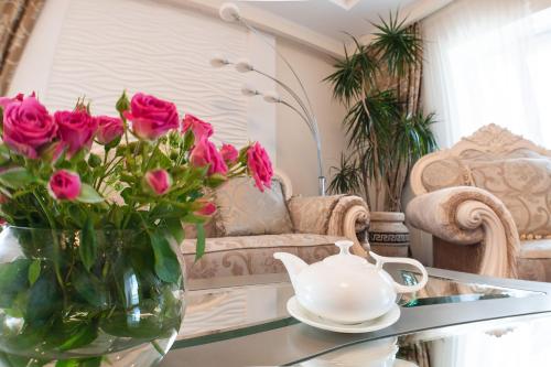 Posezení v ubytování Hotel Ternopil