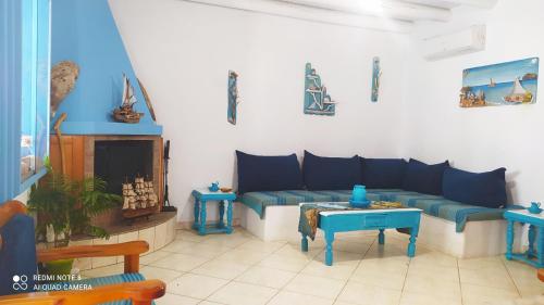 Ruang duduk di SEA SOUND Villa