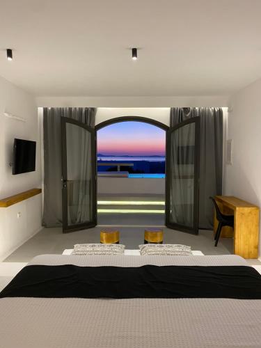 Кровать или кровати в номере Villa Agrabely & Suites