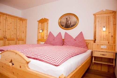 Postel nebo postele na pokoji v ubytování Bifeis Hütte