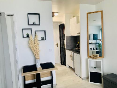 Η κουζίνα ή μικρή κουζίνα στο LE DUCAL - Marina Baie des Anges