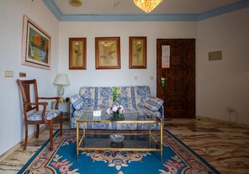 Posezení v ubytování Hotel Hidalgo