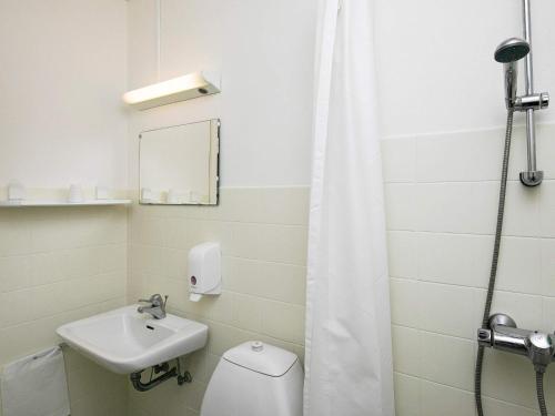 Koupelna v ubytování Villa Hanstholm II