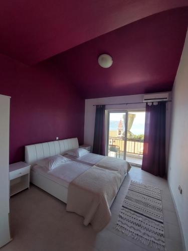 Postel nebo postele na pokoji v ubytování Panorama sea view Apartment A