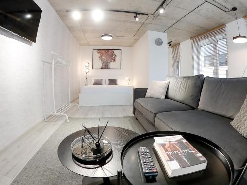 Ruang duduk di PAJŪRIO PAGUNDA - Apartamentai kopose