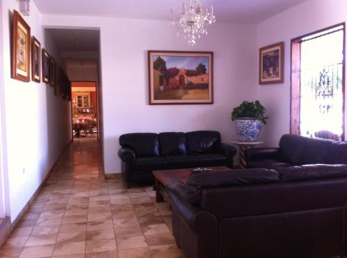 Posezení v ubytování Hotel El Huarango