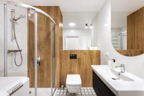 Koupelna v ubytování Luxo apartments 09