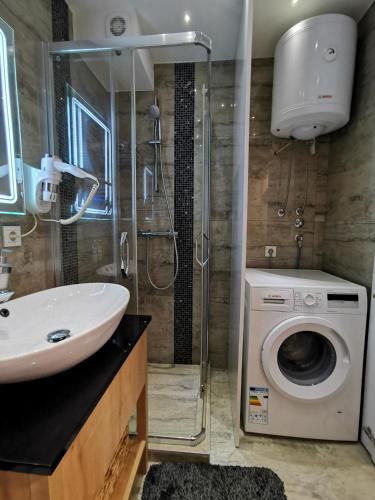 Koupelna v ubytování Lux Apartman 34