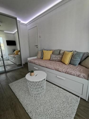 Posezení v ubytování Lux Apartman 34