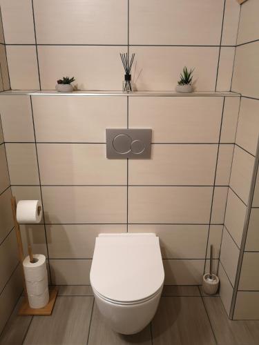 Ένα μπάνιο στο Apartments Gaby