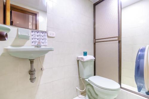 Koupelna v ubytování Ayenda Hotel Las Palmas