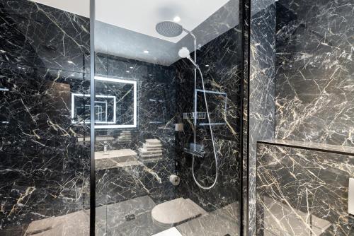 Koupelna v ubytování Hotel Osijek