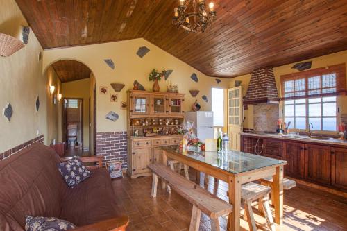Χώρος καθιστικού στο Casa La Chocita