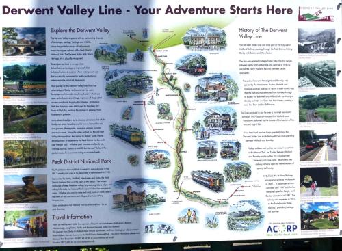 a map of the development valley line your adventure starts here at Fabulous 2 bed Historic Ground floor apartment Belper with free car parking next to property in Belper