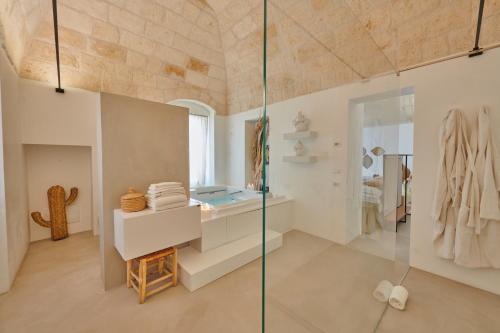 Koupelna v ubytování Musae Relais & SPA
