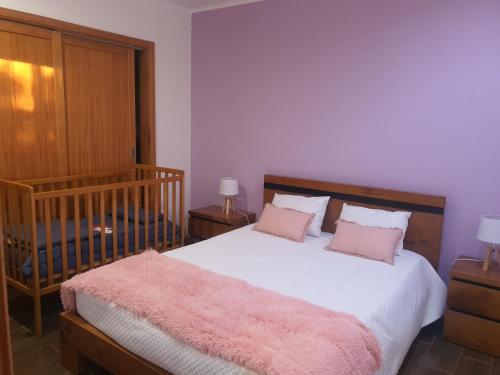 Ліжко або ліжка в номері Casa da estrela canopus