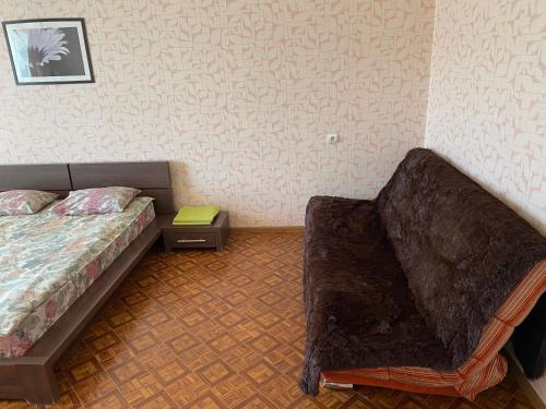 Cama o camas de una habitación en Apartments on Otradnaya 79