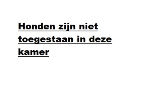 a text box with the words horden zim mic tottenham in at De Berkenhof Aparthotel in Nes