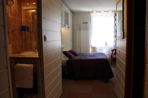 Koupelna v ubytování Hotel du Gambrinus