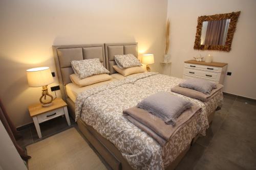 Кровать или кровати в номере LUXURY Villa Arm Dalmatia