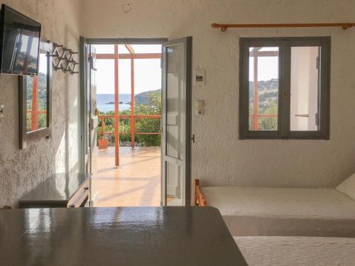 Nespecifikovaný výhled na hory nebo výhled na hory při pohledu z apartmánu