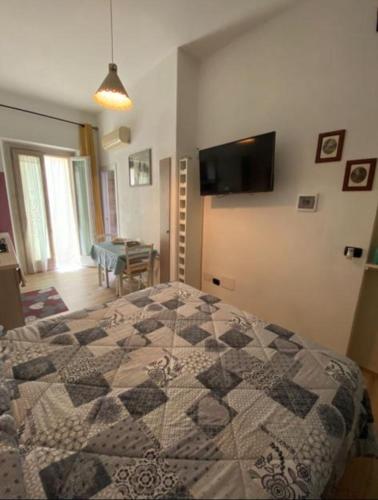 Giường trong phòng chung tại B&B La Caldosa