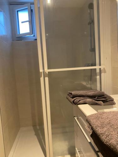 Koupelna v ubytování Appartement calme entre Côte Basque et Landes