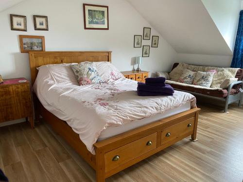 Postel nebo postele na pokoji v ubytování Worcester Homestay