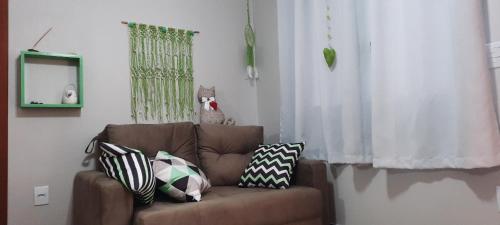Posezení v ubytování Recanto dos Guimarães